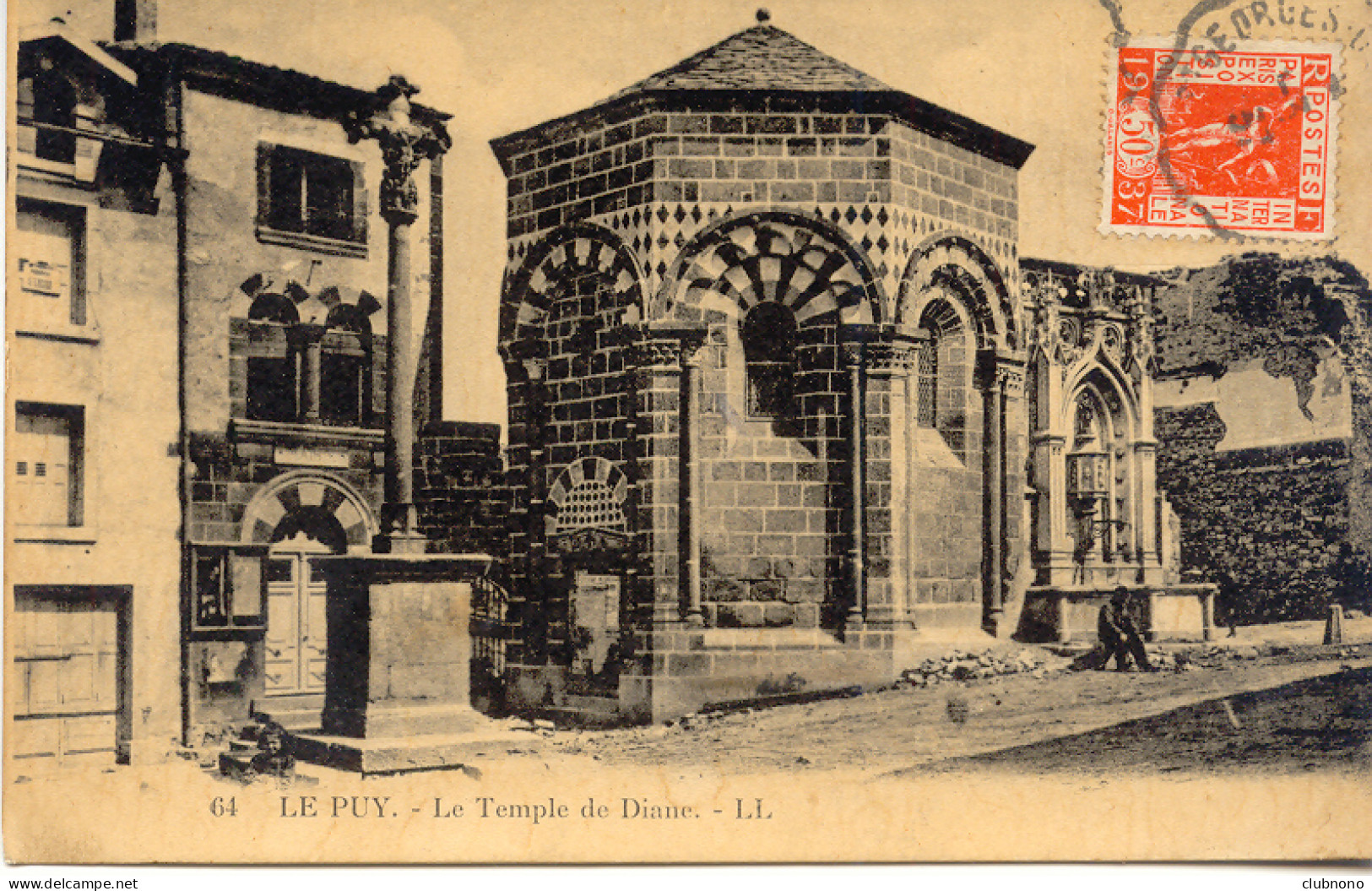 CPA - LE PUY - LE TEMPLE DE DIANE - Le Puy En Velay