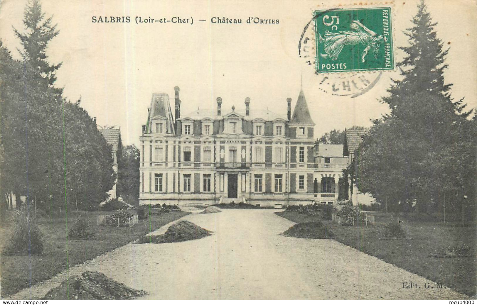 41 SALBRIS  Château D'orties   2 Scans - Salbris