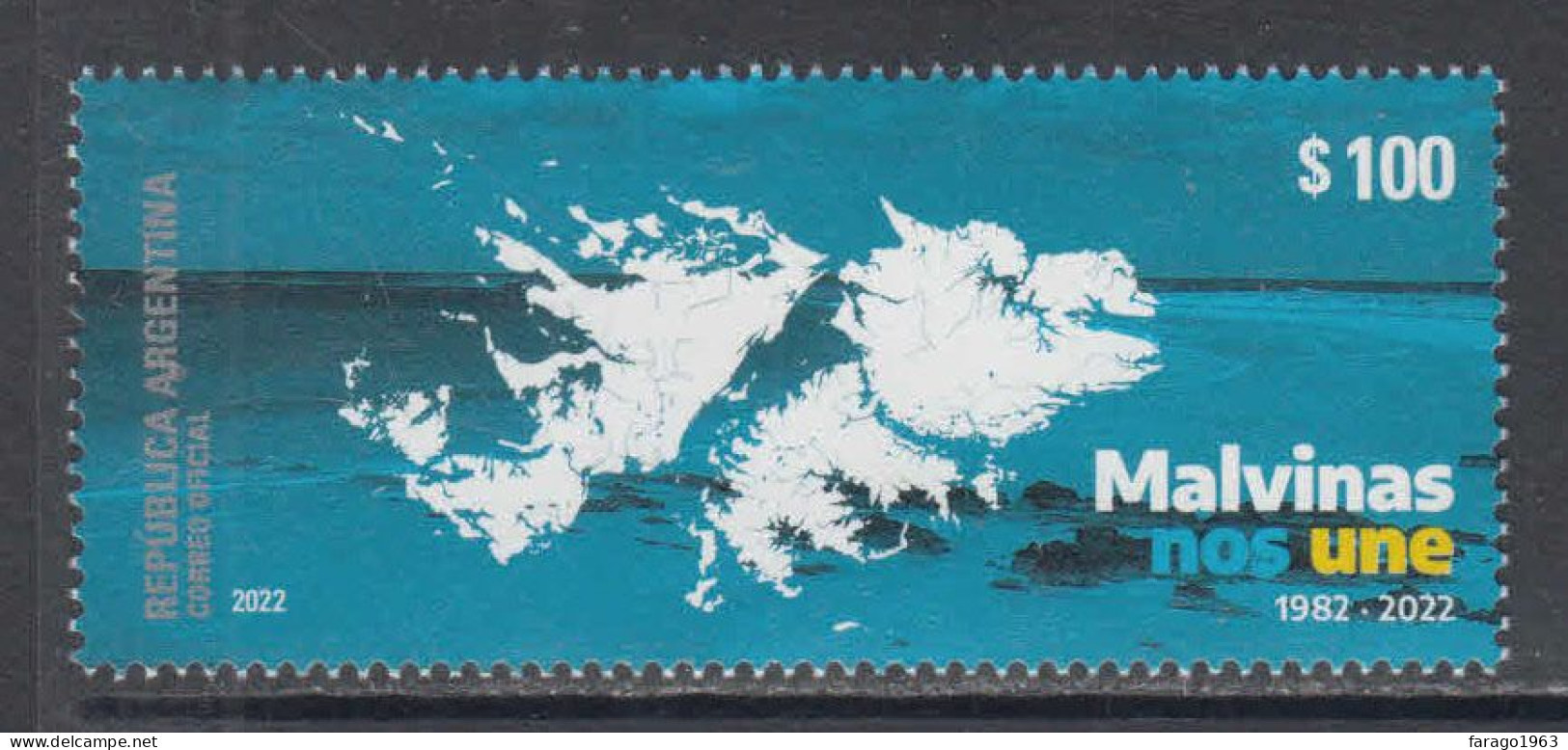 2022 Argentina Malvinas Falkland Islands Complete Set Of 1 MNH - Ungebraucht