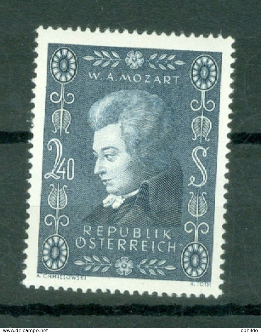 Autriche  Yv 857 * * TB  Musique Mozart  - Unused Stamps