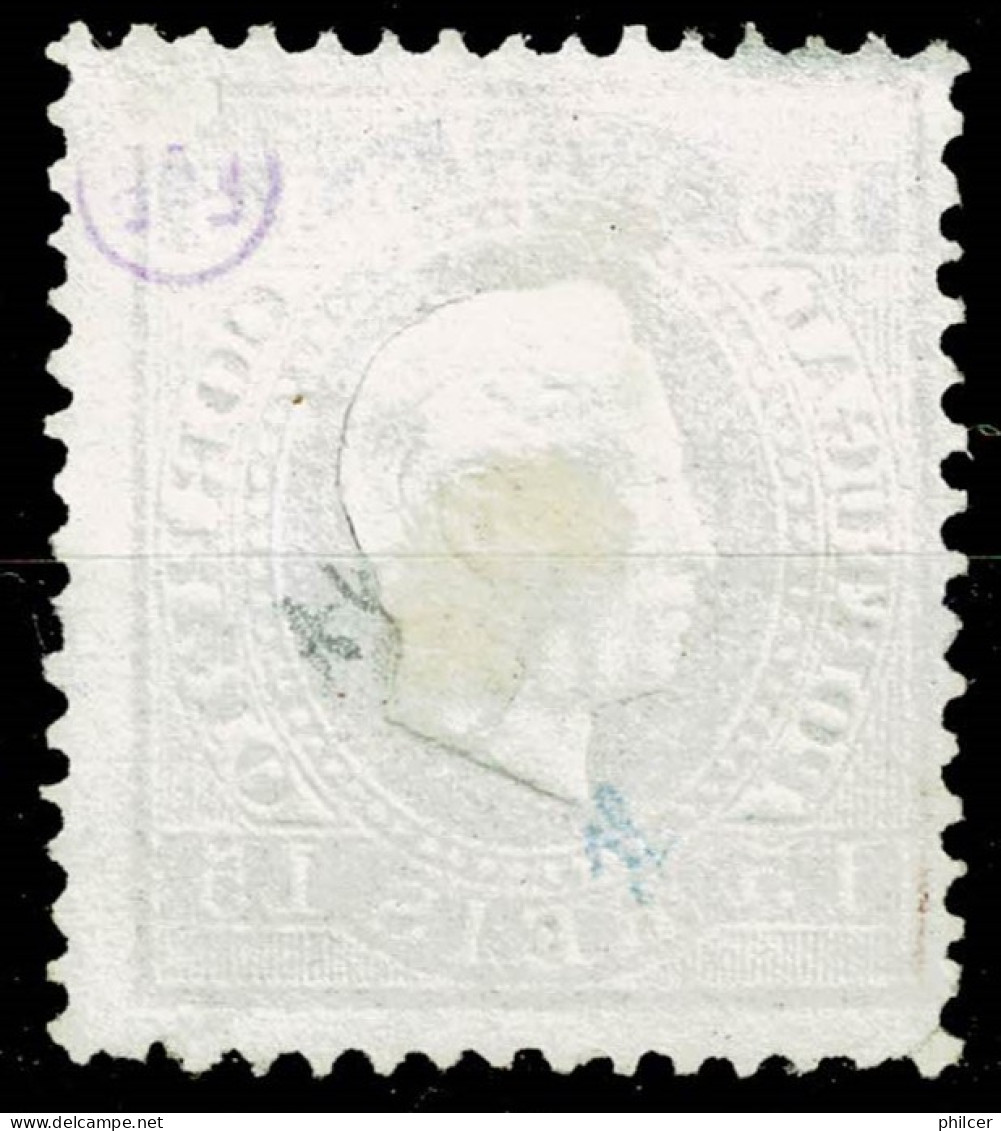 Açores, 1871, # 25 Dent. 12 3/4, Sob. B, Used - Azores