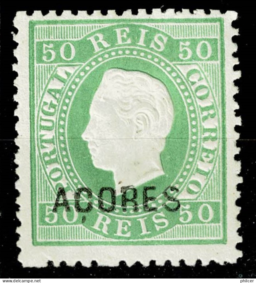 Açores, 1871, # 20d Dent. 12 3/4, Sob. C, MNG - Azoren
