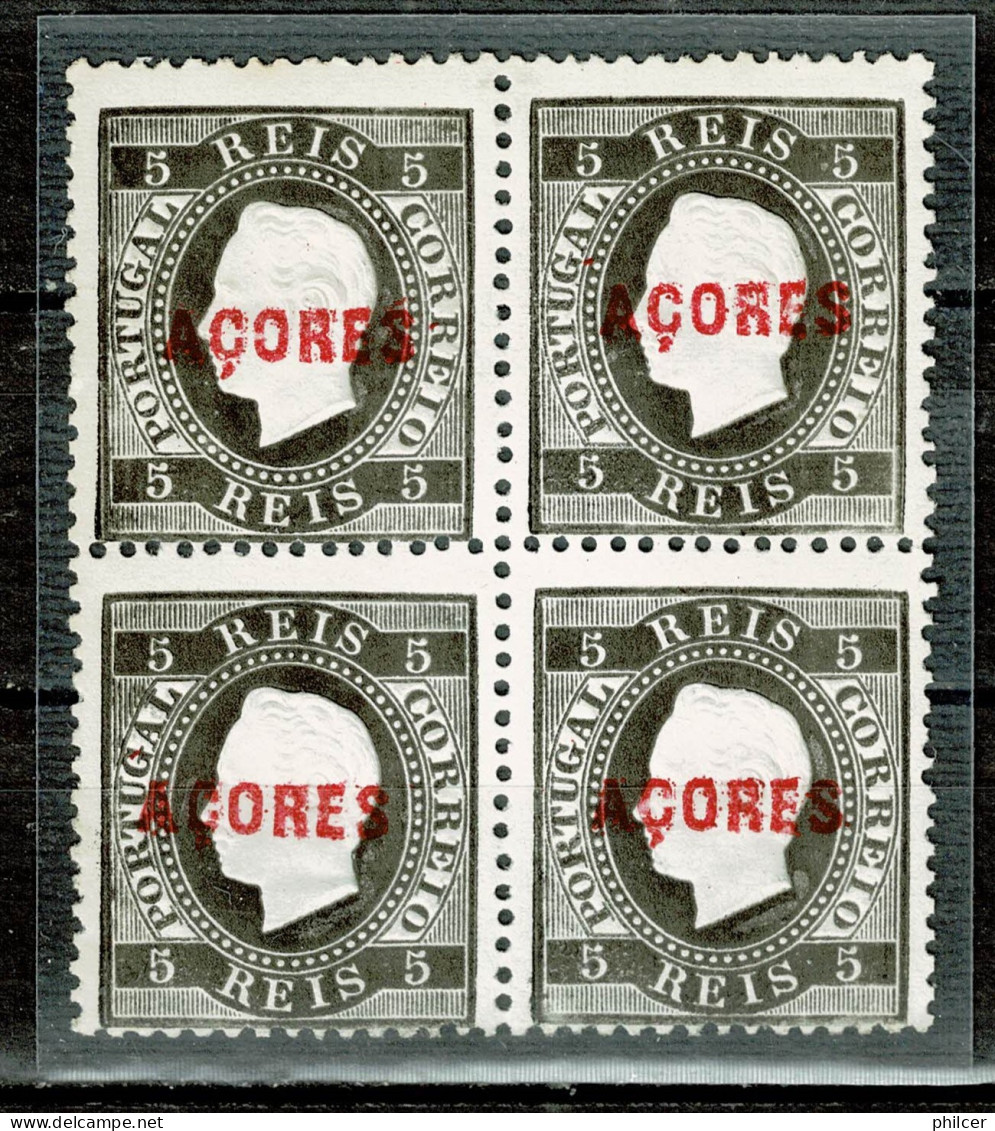 Açores, 1871, # 16a Dent. 12 3/4, Sob. C, MNG - Azoren