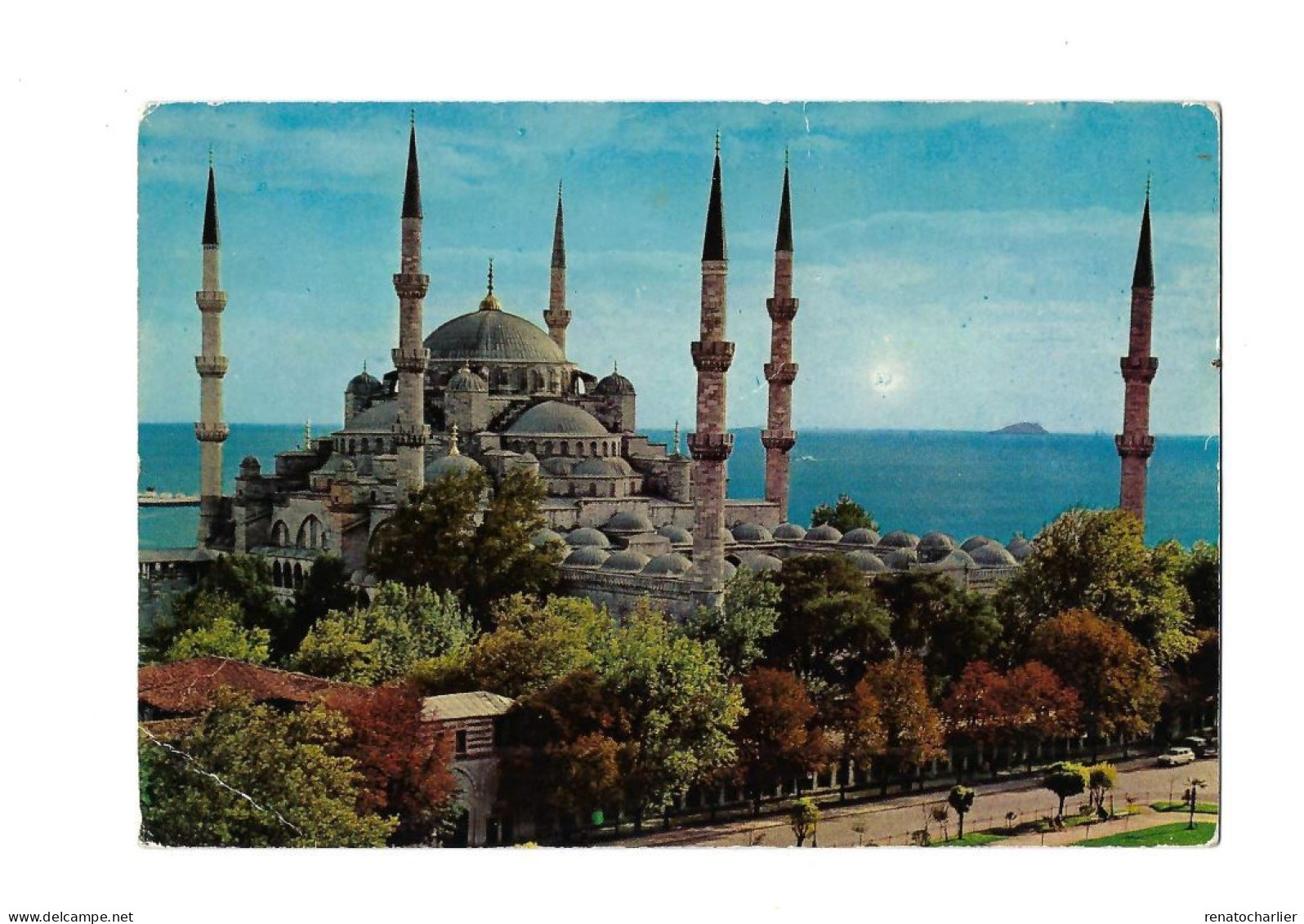 La Mosquée Bleue.Expédié à Maurage (Belgique) - Türkei