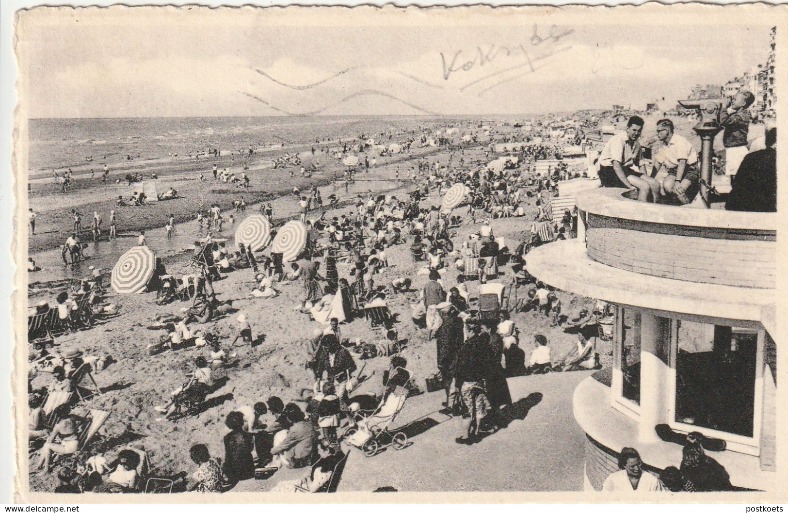 Koksijde, Coxyde,La Plage, Strand, 2 Scans - Koksijde