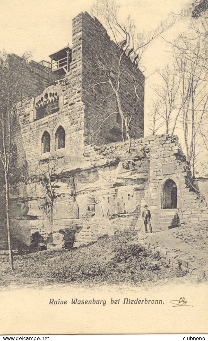 CPA - RUINE WASENBURG (BEI NIEDERBRONN (1904) - Niederbronn Les Bains