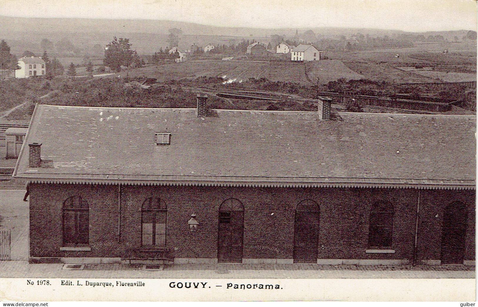 Gouvy Panorama Gare Du Chemin De Fer  - Gouvy