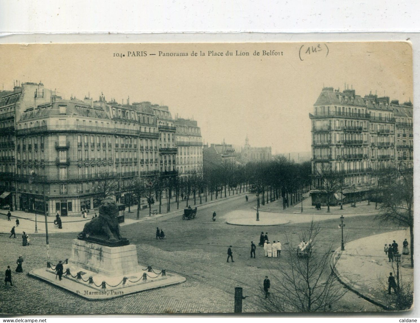 - 75- PARIS - Panorama De La Place Du Lion De Belfort - District 14
