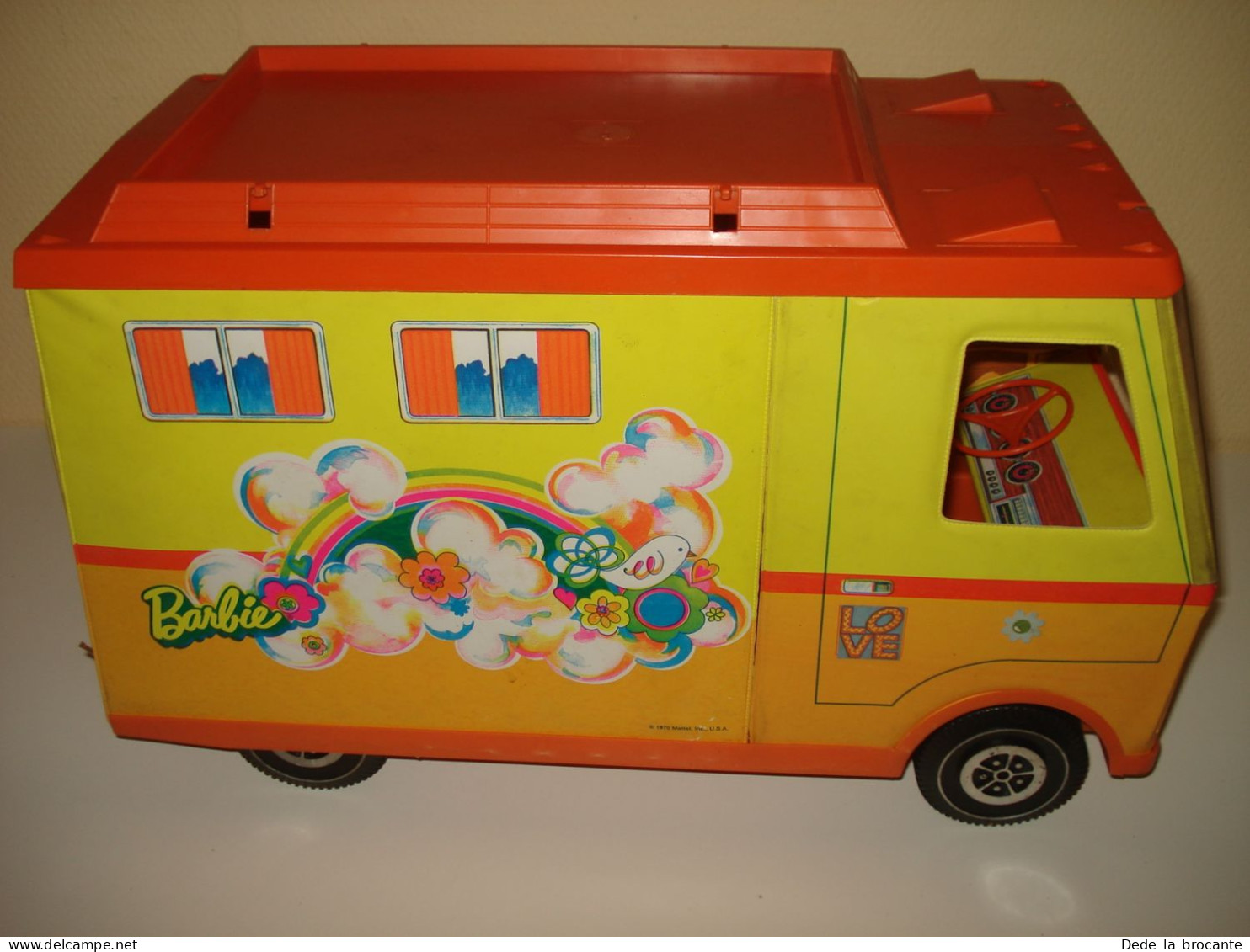O17 / BARBIE ROULOTTE CAMPER  1970/74 - Italy  - Mattel - Original Box - Barbie