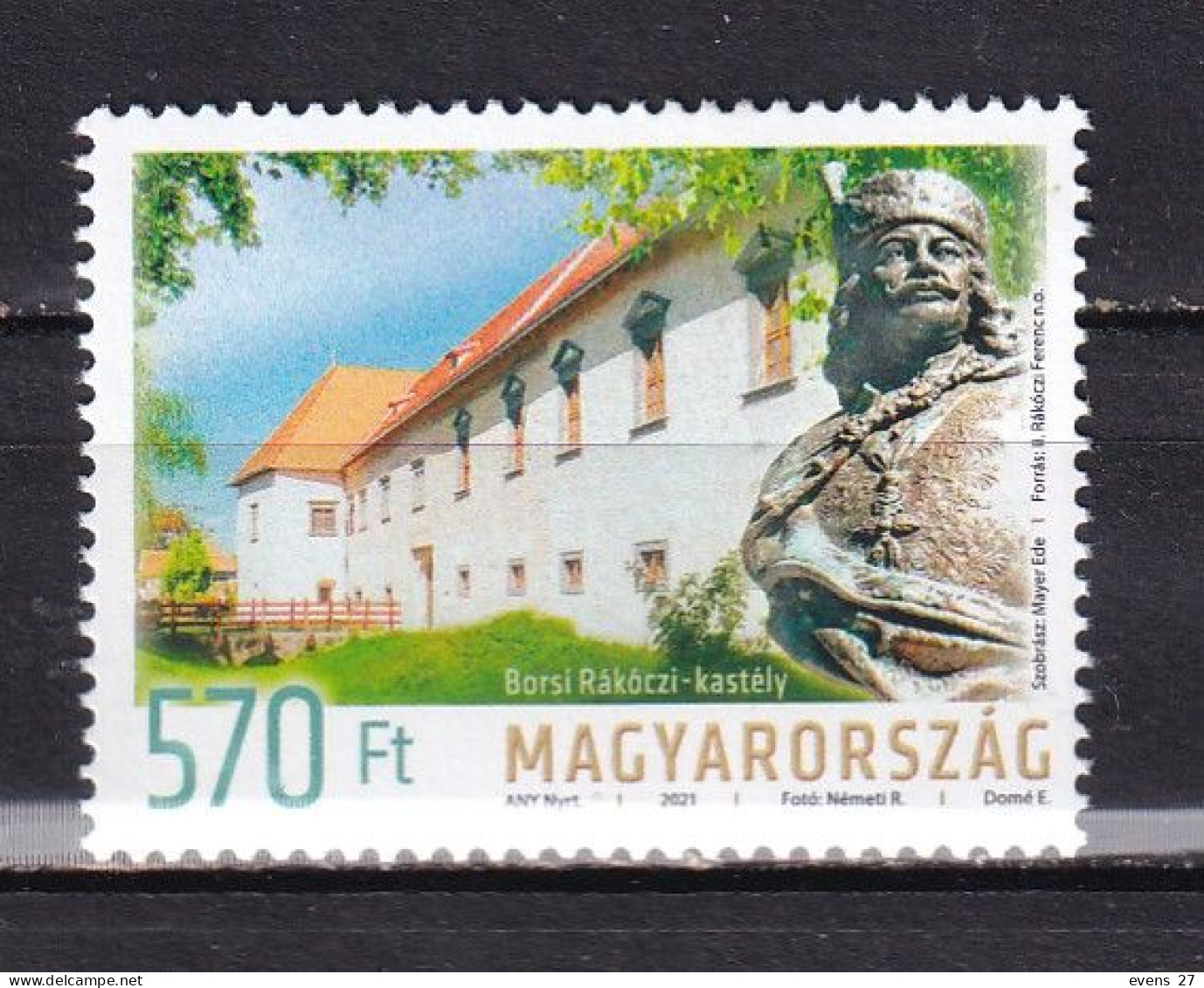 HUNGARY-2021- CASTLES-MNH. - Ungebraucht