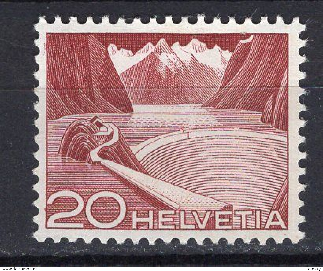 T3386 - SUISSE SWITZERLAND Yv N°485 * Paysages - Unused Stamps