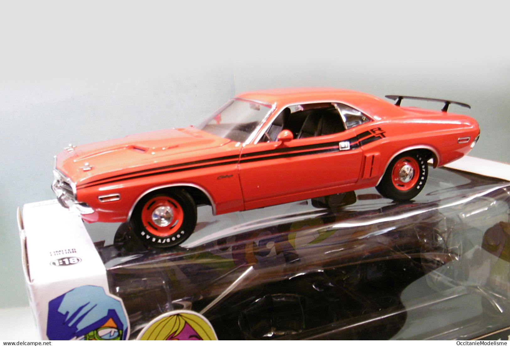 Greenlight - DODGE CHALLENGER R/T 1971 Rouge Réf. 13631 Neuf 1/18 - Andere & Zonder Classificatie