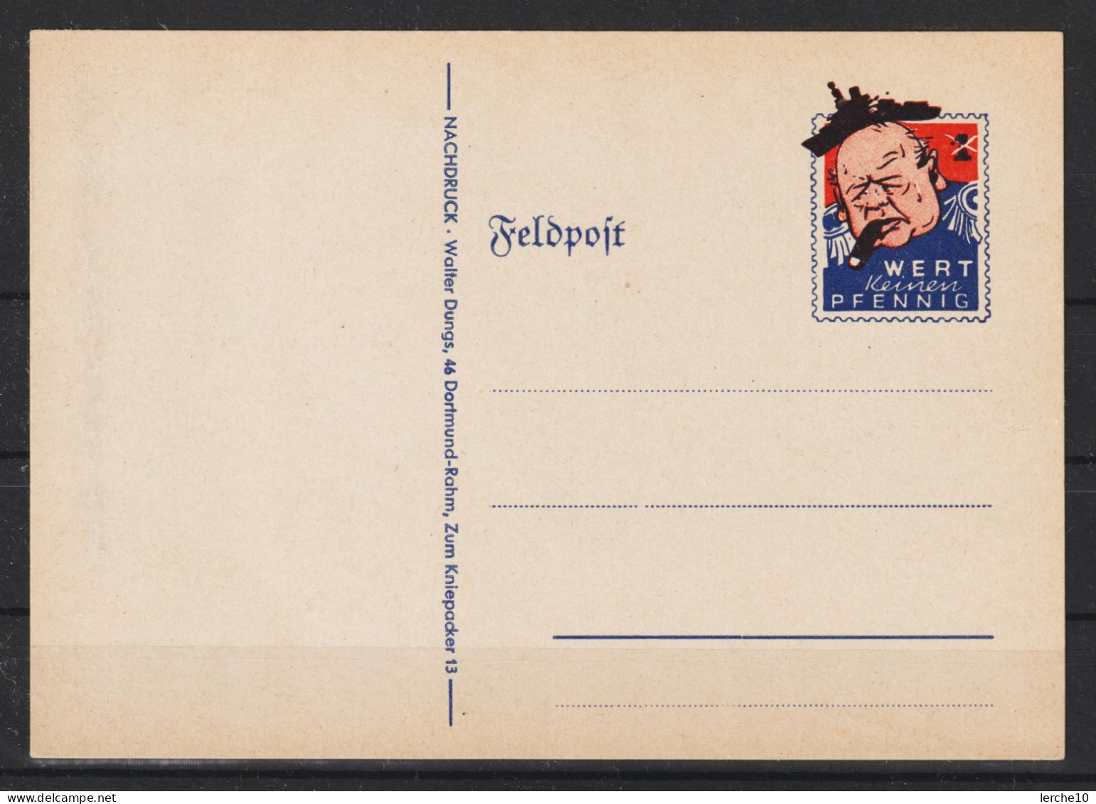 Feldpost Propaganda Karte  (0705) - Unused Stamps