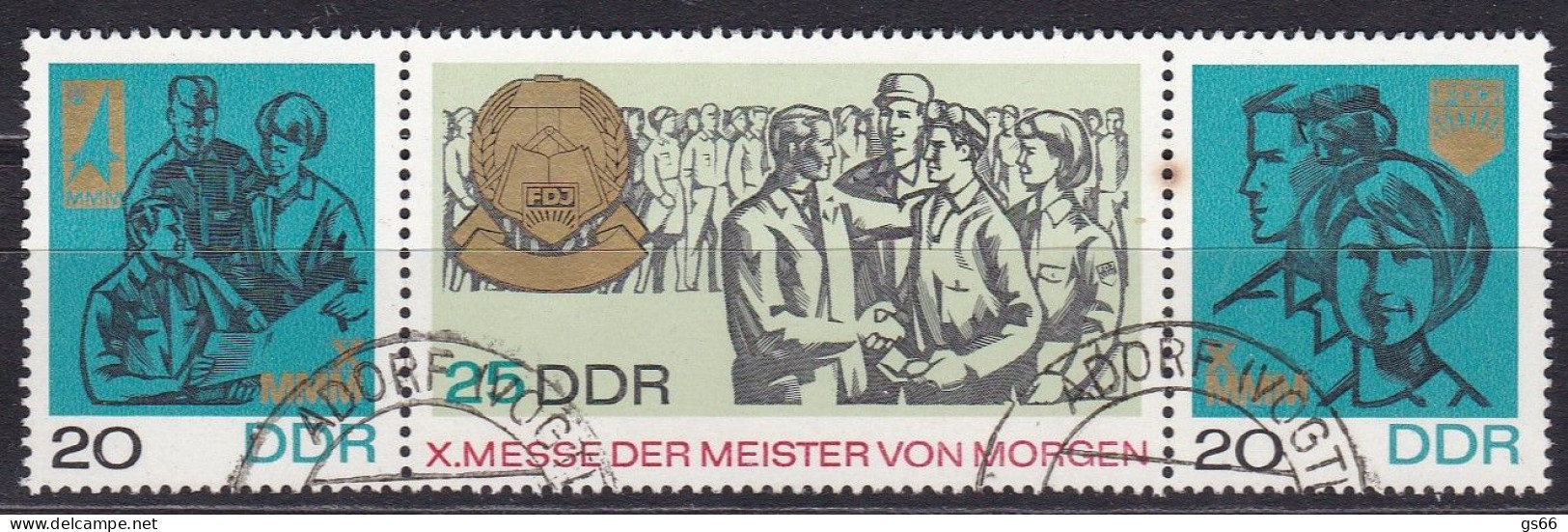 DDR  1967, 1320/22, Used Oo, Messe Der Meister Von Morgen (MMM). - Usados