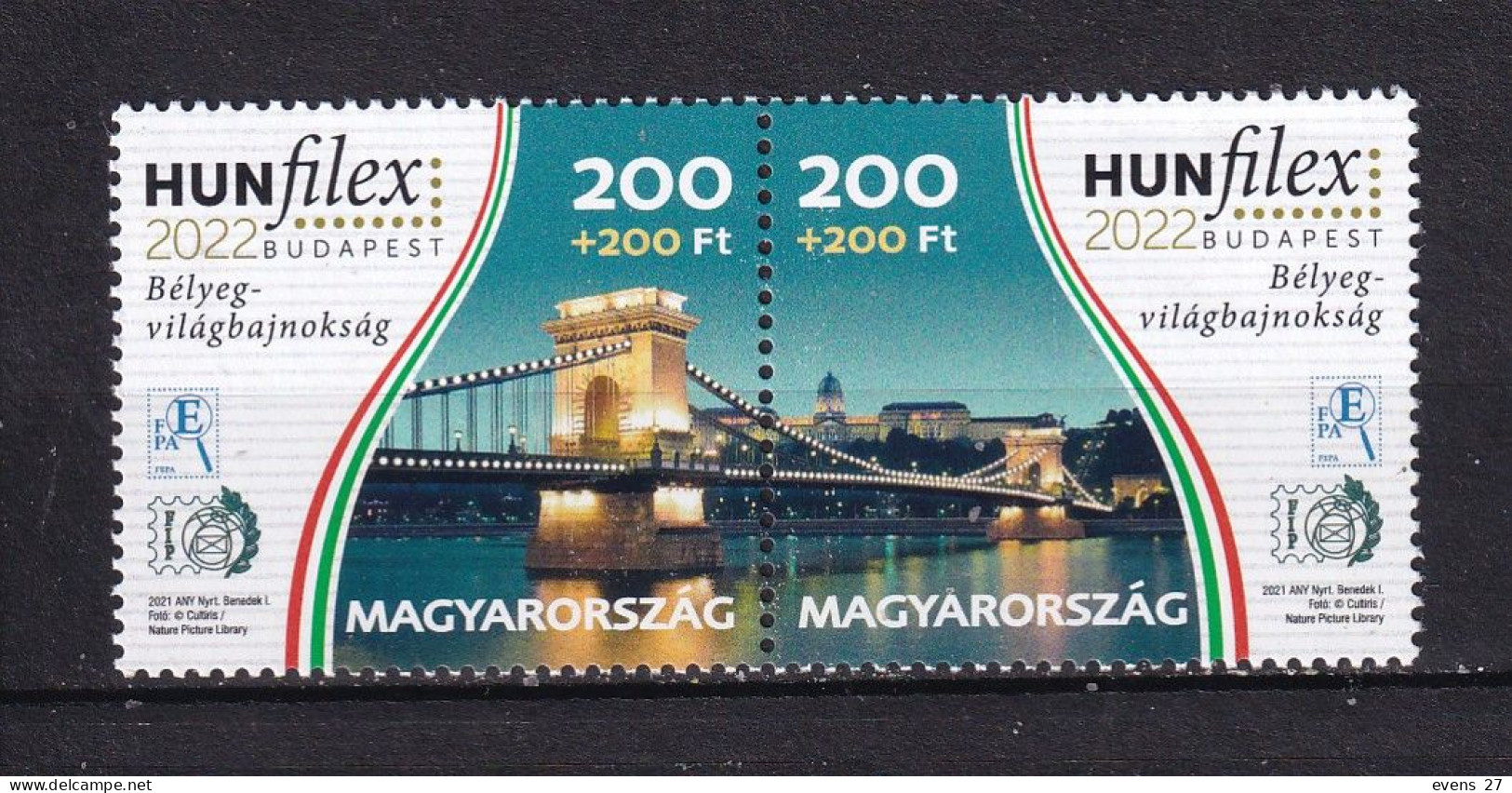 HUNGARY-2021- BRIDGES-MNH. - Unused Stamps