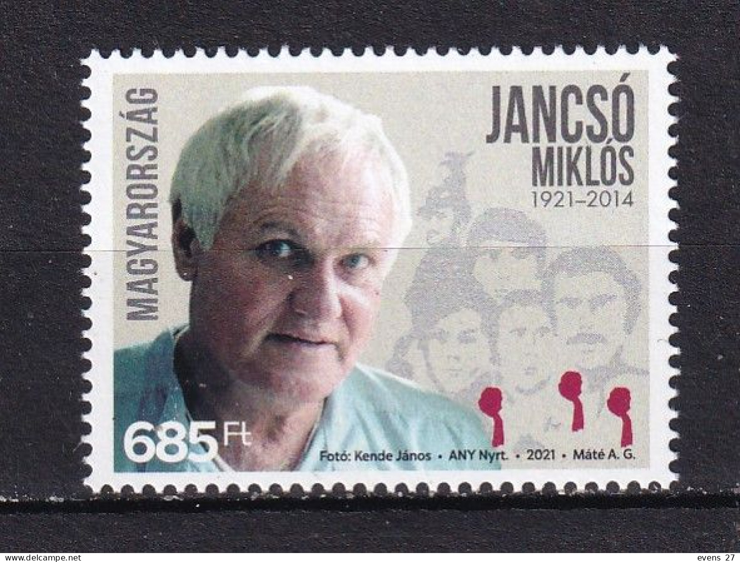 HUNGARY-2021- MIKLOS JANCSO-MNH. - Unused Stamps