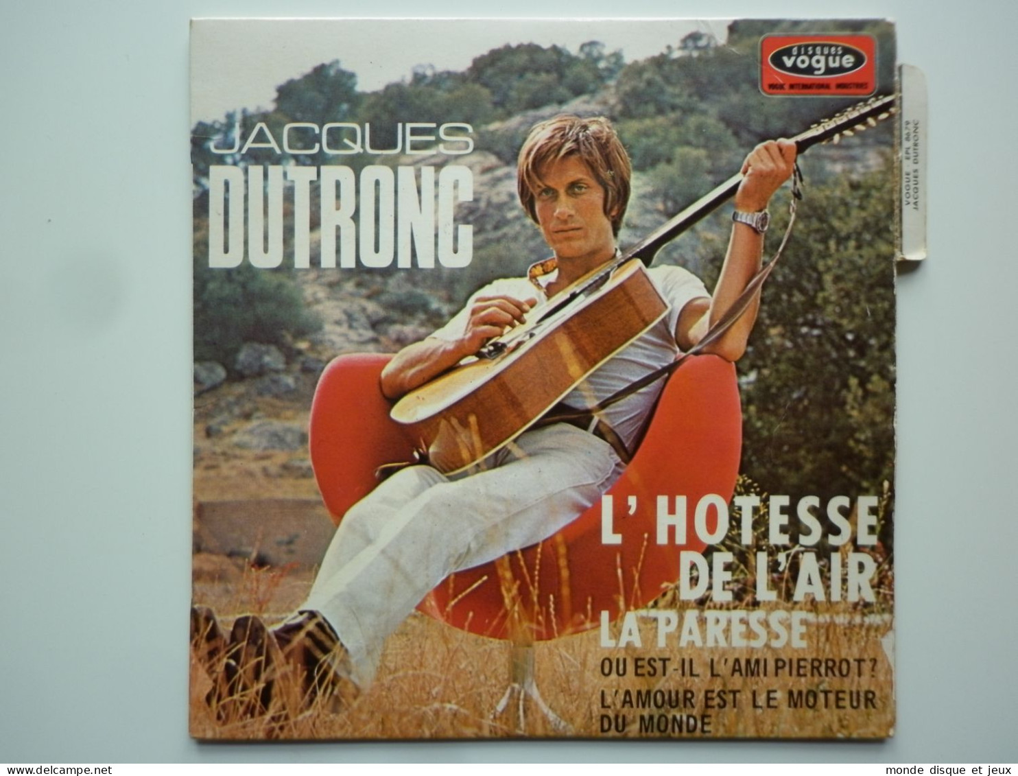 Jacques Dutronc 45Tours EP Vinyle L'hôtesse De L'air Mint - 45 Toeren - Maxi-Single