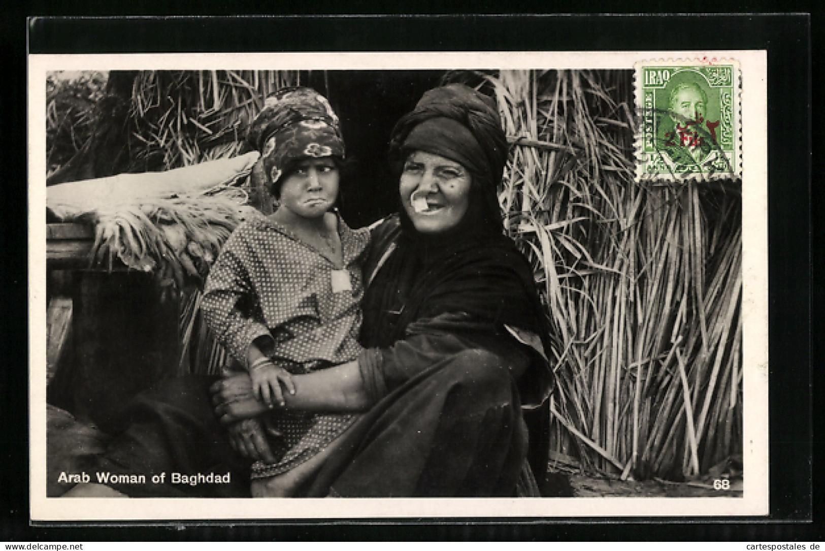 AK Baghdad, Arab Woman With Her Son  - Irak