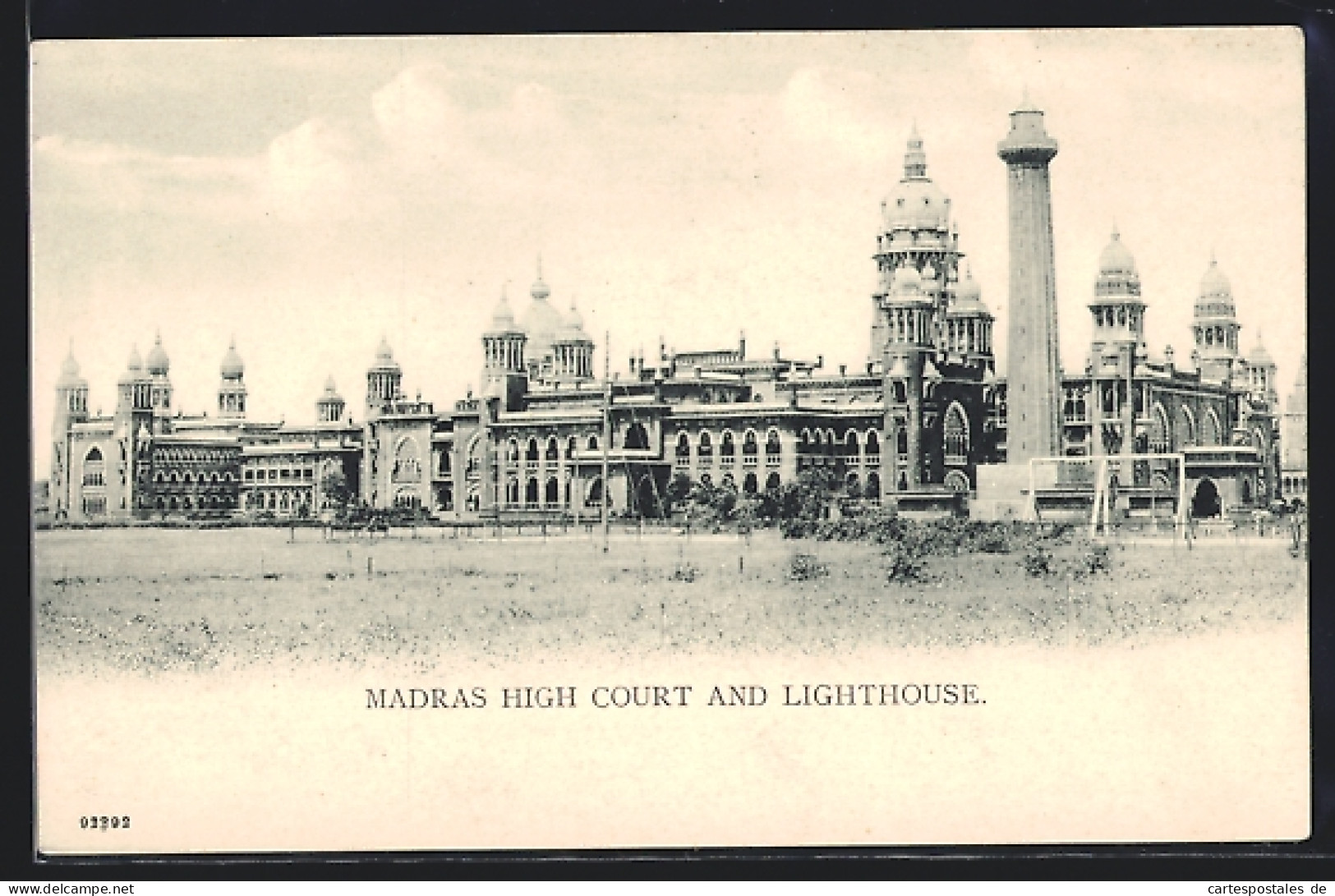 AK Madras, High Court And Lighthouse  - Indien