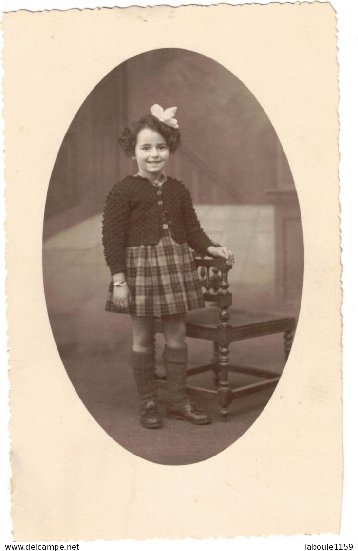 OCCITANIE CARTE PHOTO BROMURE DENTELEE PORTRAIT ROSE MARIE DONNADIEU CHILD KIND BABY A LOCALISER - Personas Identificadas