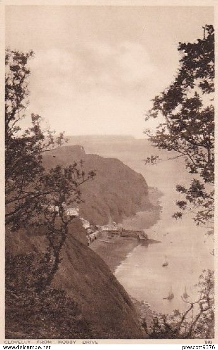 Clovelly From Hobby Drive - Devon - Unused Postcard - Dev2 - Clovelly