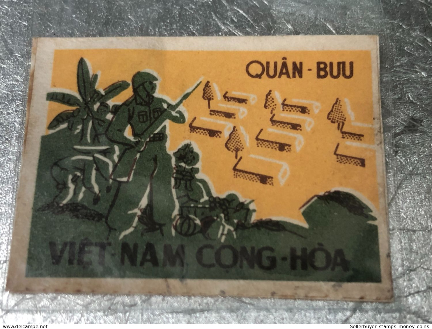 SOUTH VIETNAM 1960 Military Stamp VF U/M Block Of 1 Not-Imperf. Rare - Vietnam