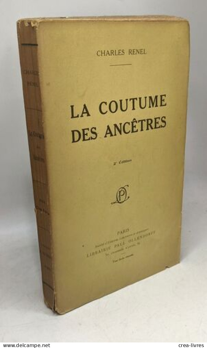 La Coutume Des Ancêtres - 2e édition - Other & Unclassified