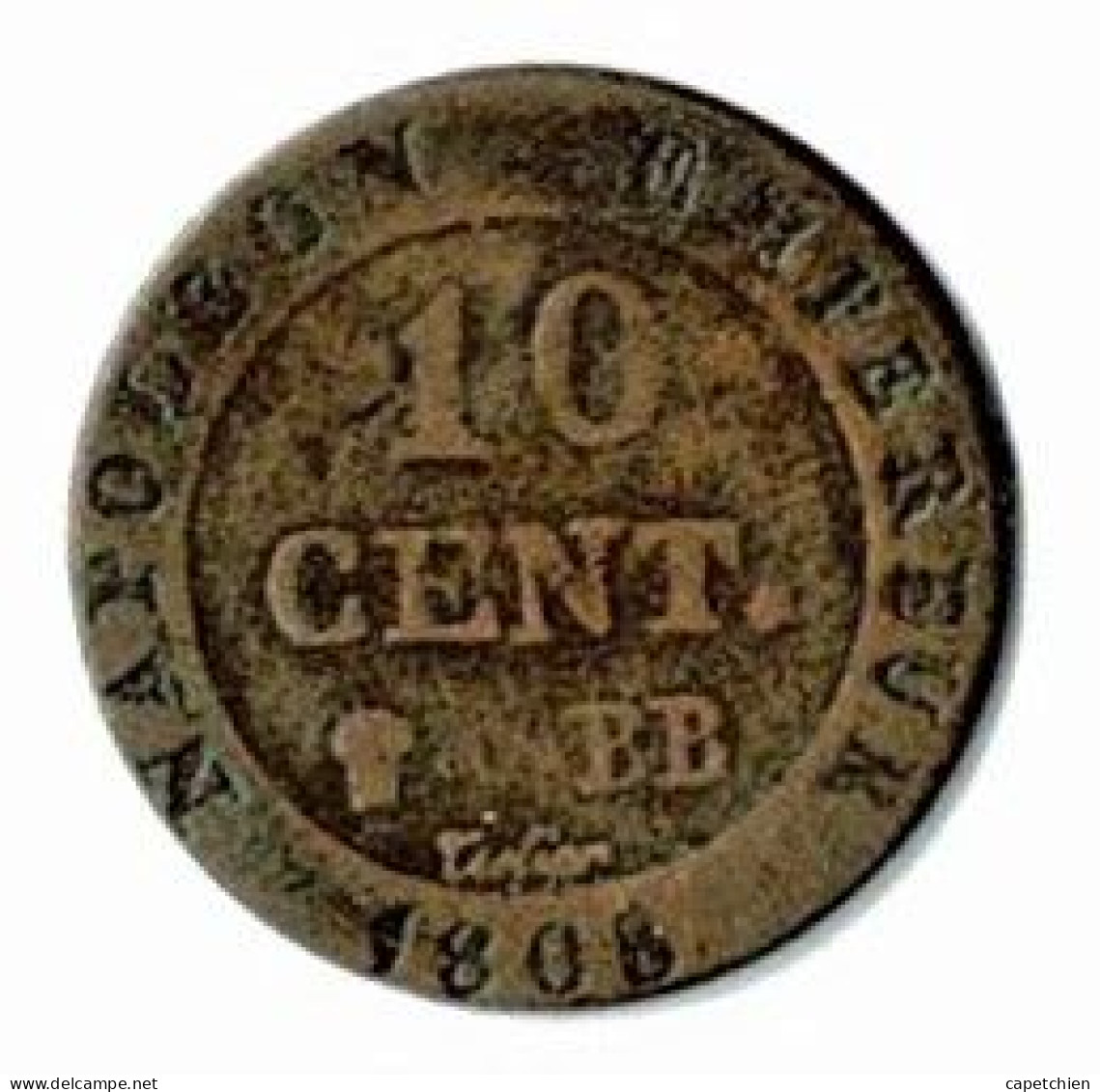 10 CENTIMES / TIOLIER 1808 BB / STASBOURG / TB ++ - Other & Unclassified