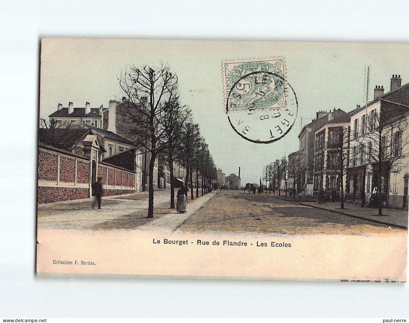 LE BOURGET : Rue De Flandre, Les Ecoles - état - Le Bourget