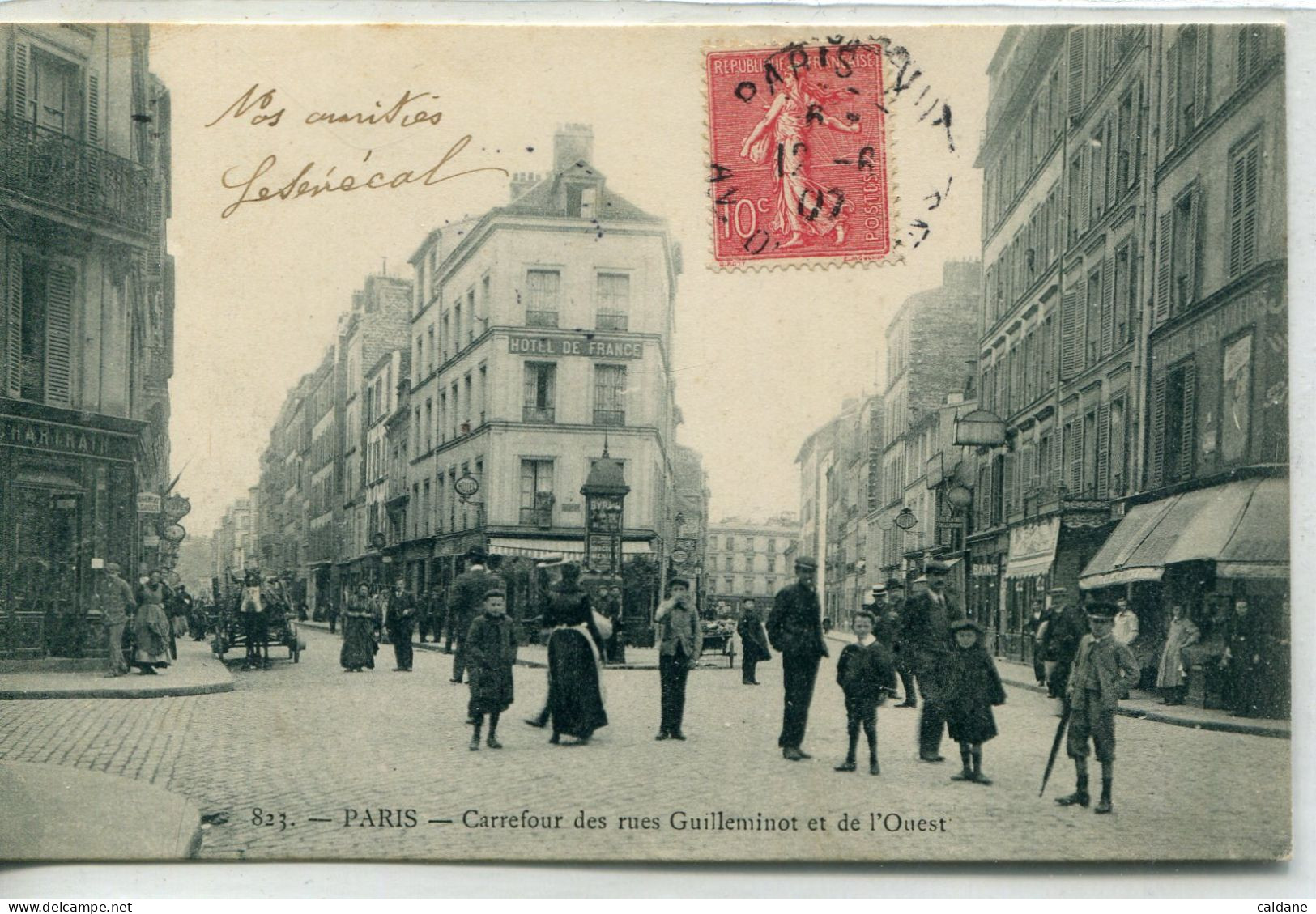 -75-PARIS  XIV -   Carrefour Des Rues Guilleminot Et De L'Ouest - Paris (14)