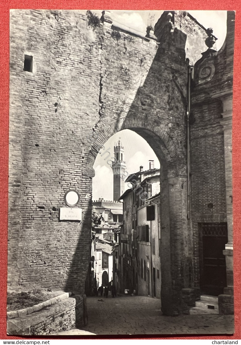 Cartolina - Siena - Arco Di S. Giuseppe - 1950 Ca. - Siena