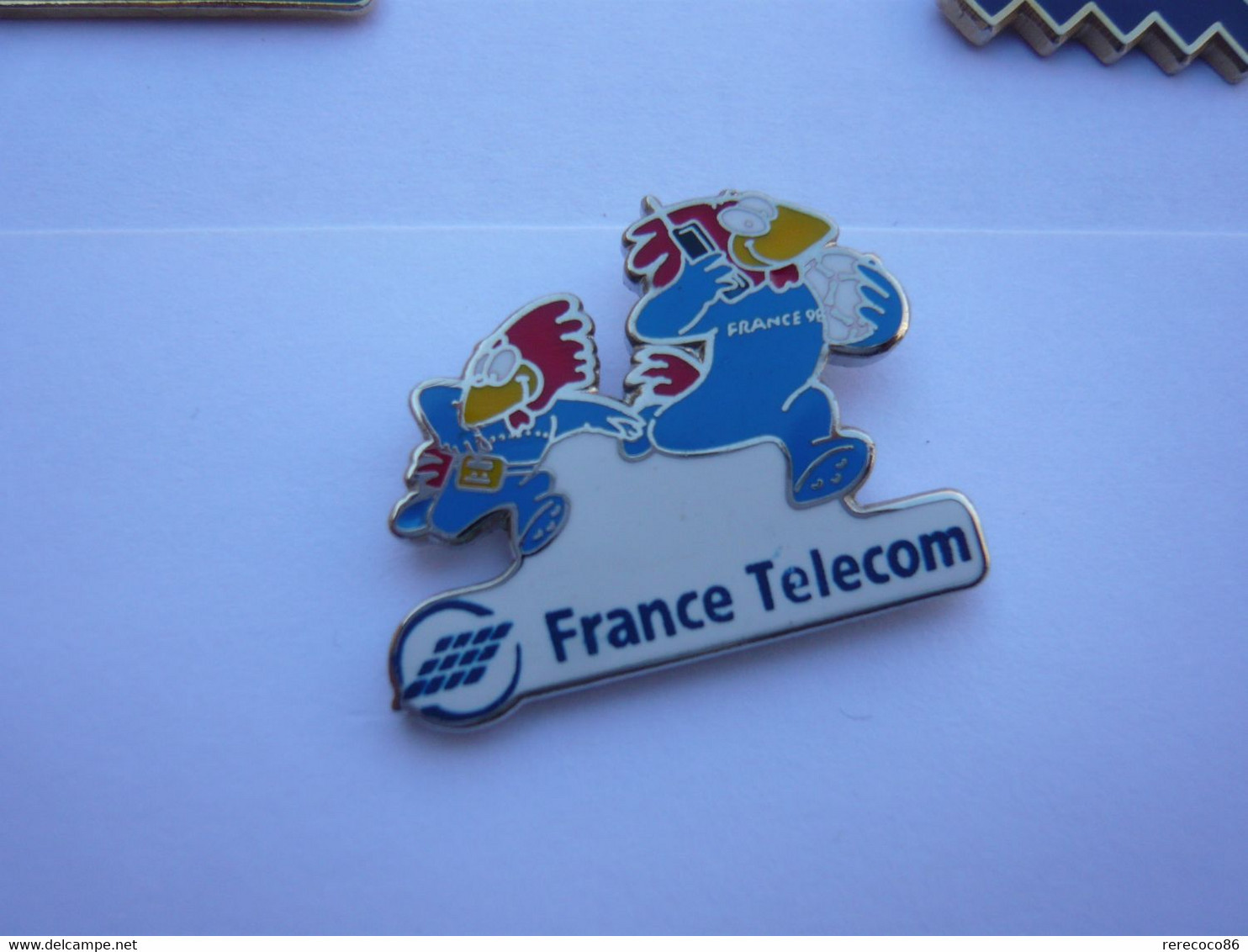 Pins FRANCE TELECOM FOOTBALL FRANCE 98 - Telecom De Francia