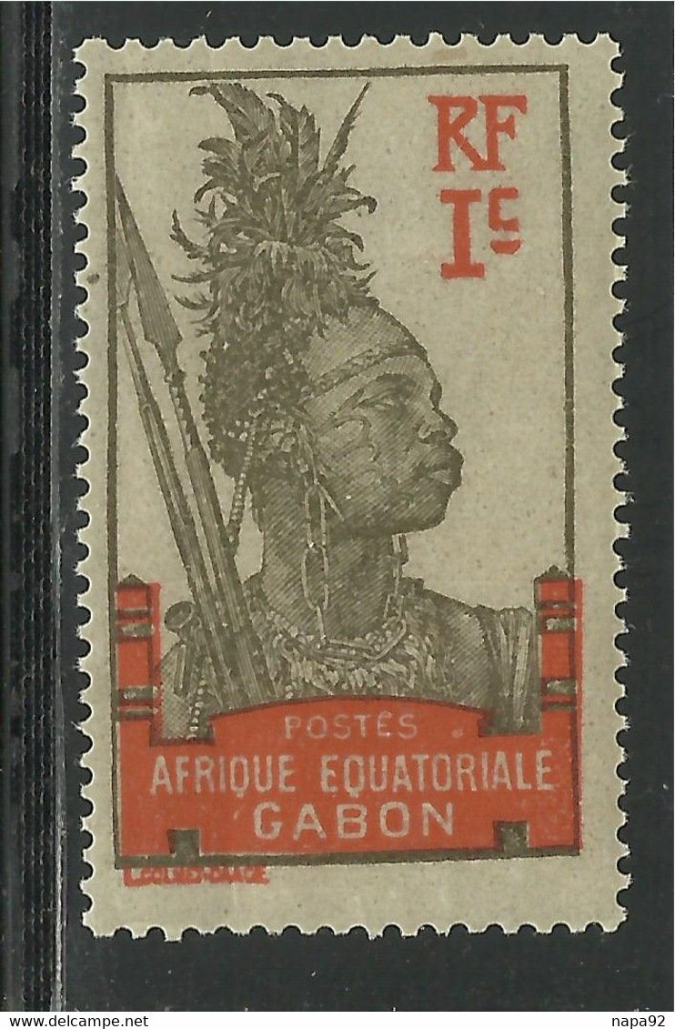 GABON 1911 YT 49a** MNH - Unused Stamps