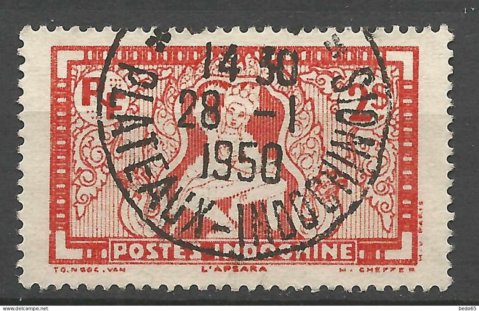 INDOCHINE  N° 170 CACHET SAIGON PLATEAUX-INDOCHINOIS / Used - Oblitérés