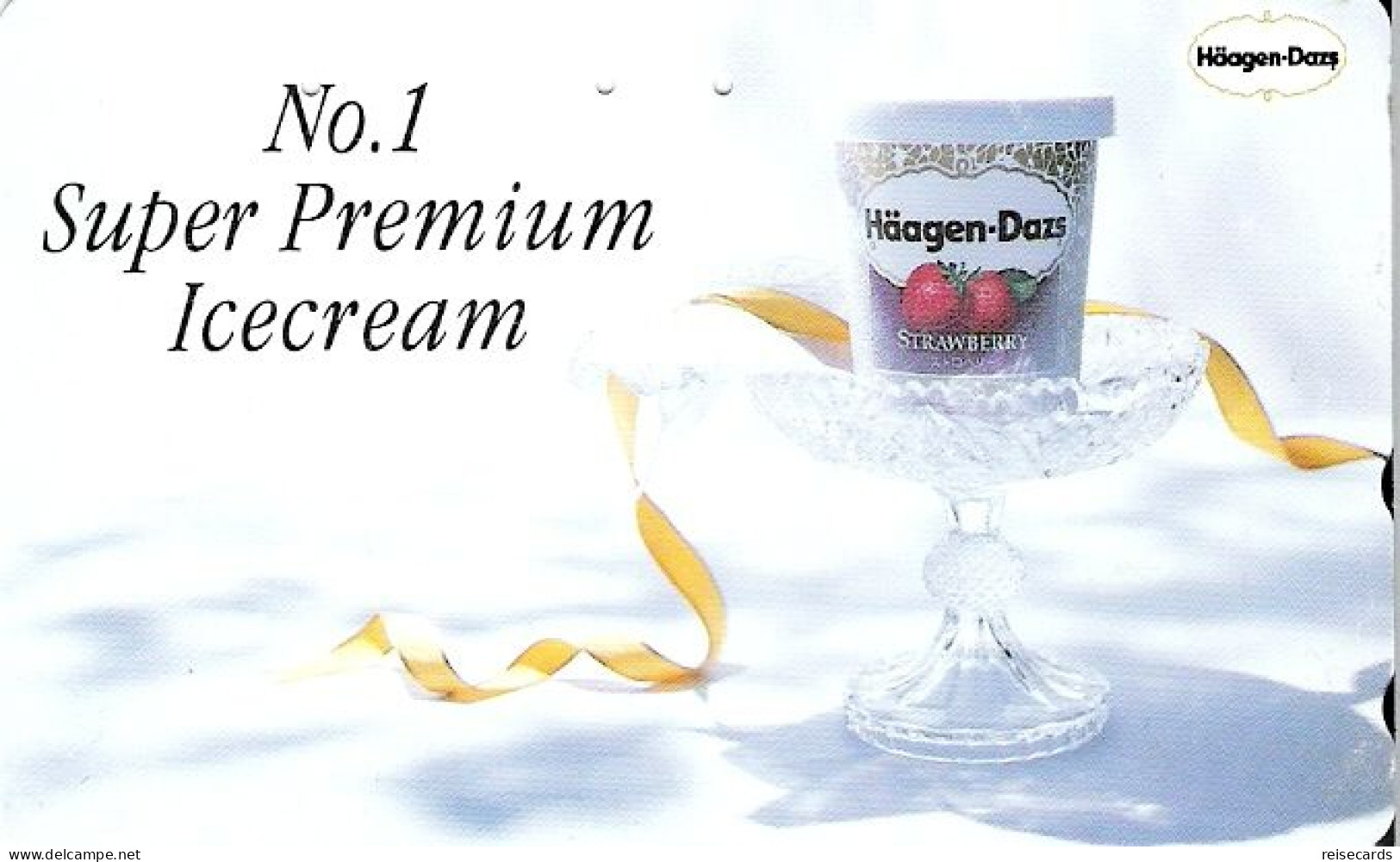 Japan: NTT - 110-011 Häagen-Dazs No. 1 Super Premium Icecream - Giappone