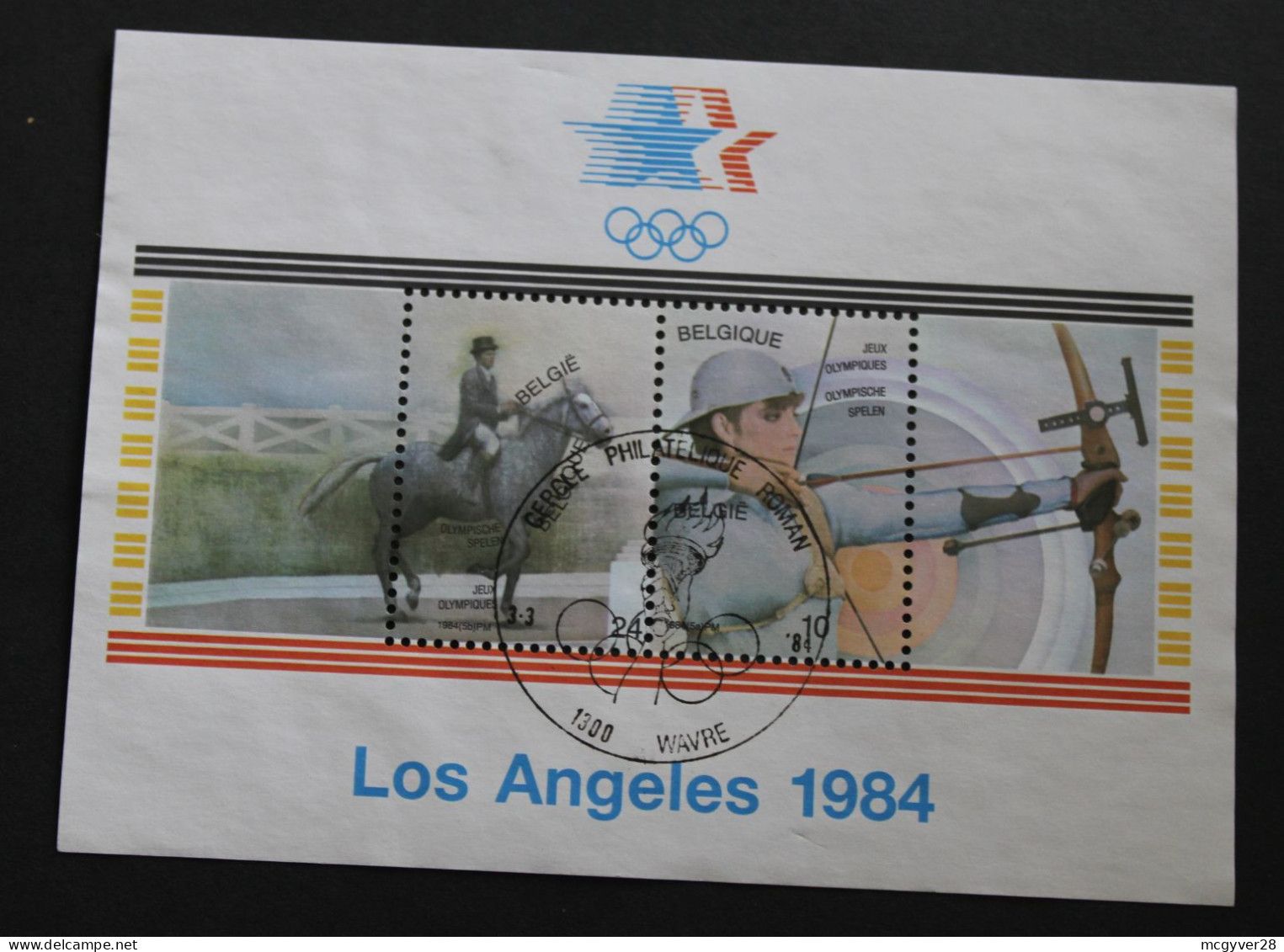 BELGIQUE - BF 60 Oblitérés - Jeux Olympique D'été 1984 à Los-Angeles - 1961-2001