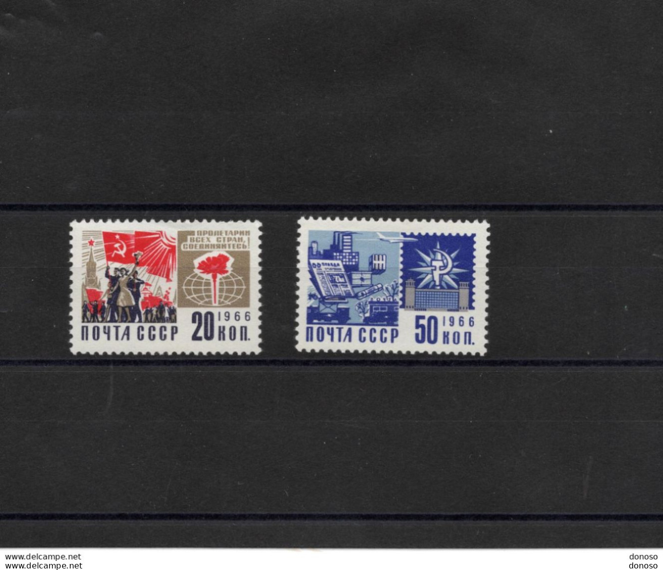URSS 1966 Série Courante Yvert 3170-3171  NEUF** MNH Cote : 8,50 Euros - Ungebraucht