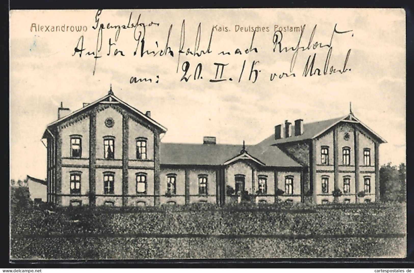 AK Alexandrowo, Kais. Deutsches Postamt  - Westpreussen