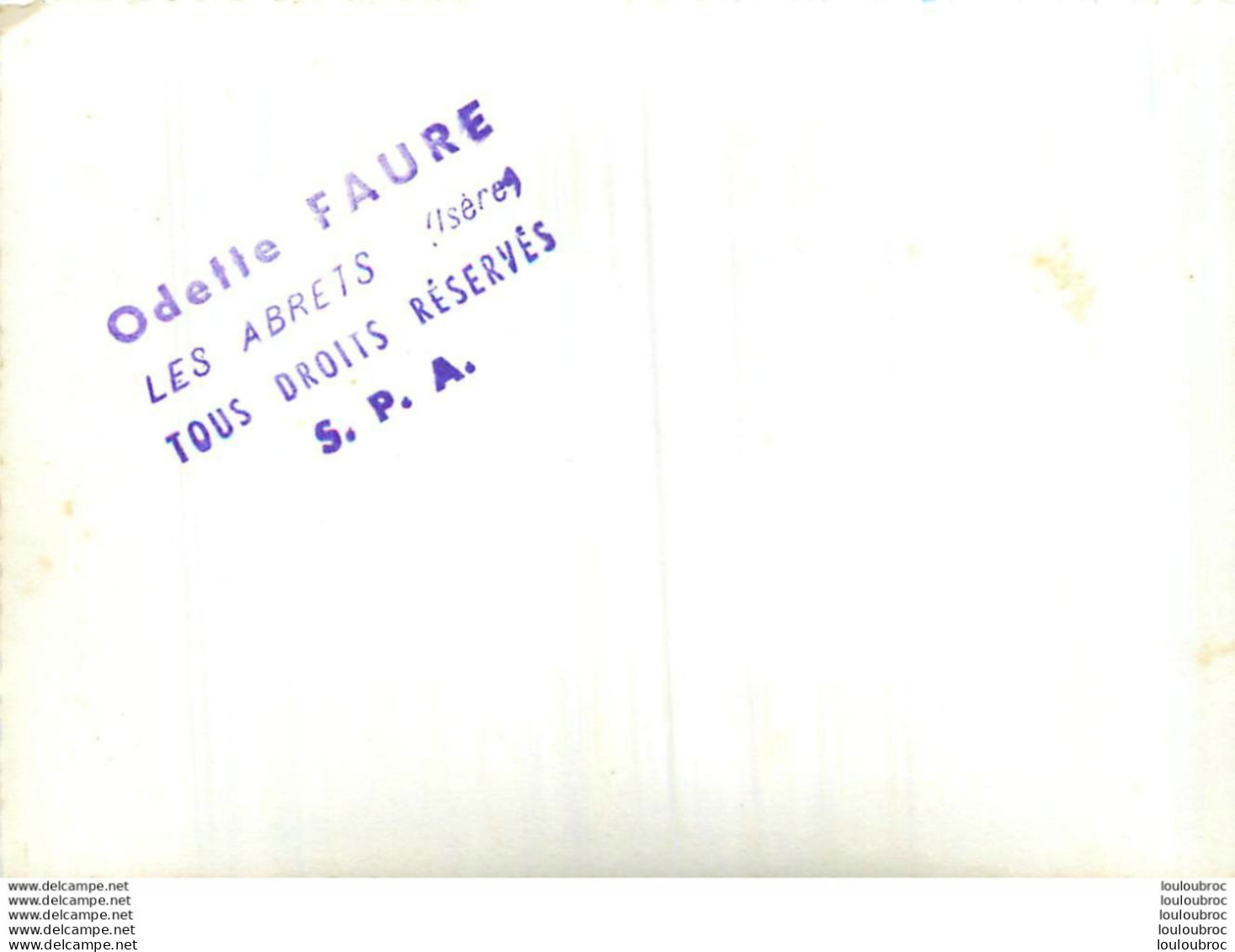 LES ABRETS ISERE LA FANFARE FETE COMMUNALE 1967  PHOTO ORIGINALE FAURE 12 X 8 CM B16 - Orte