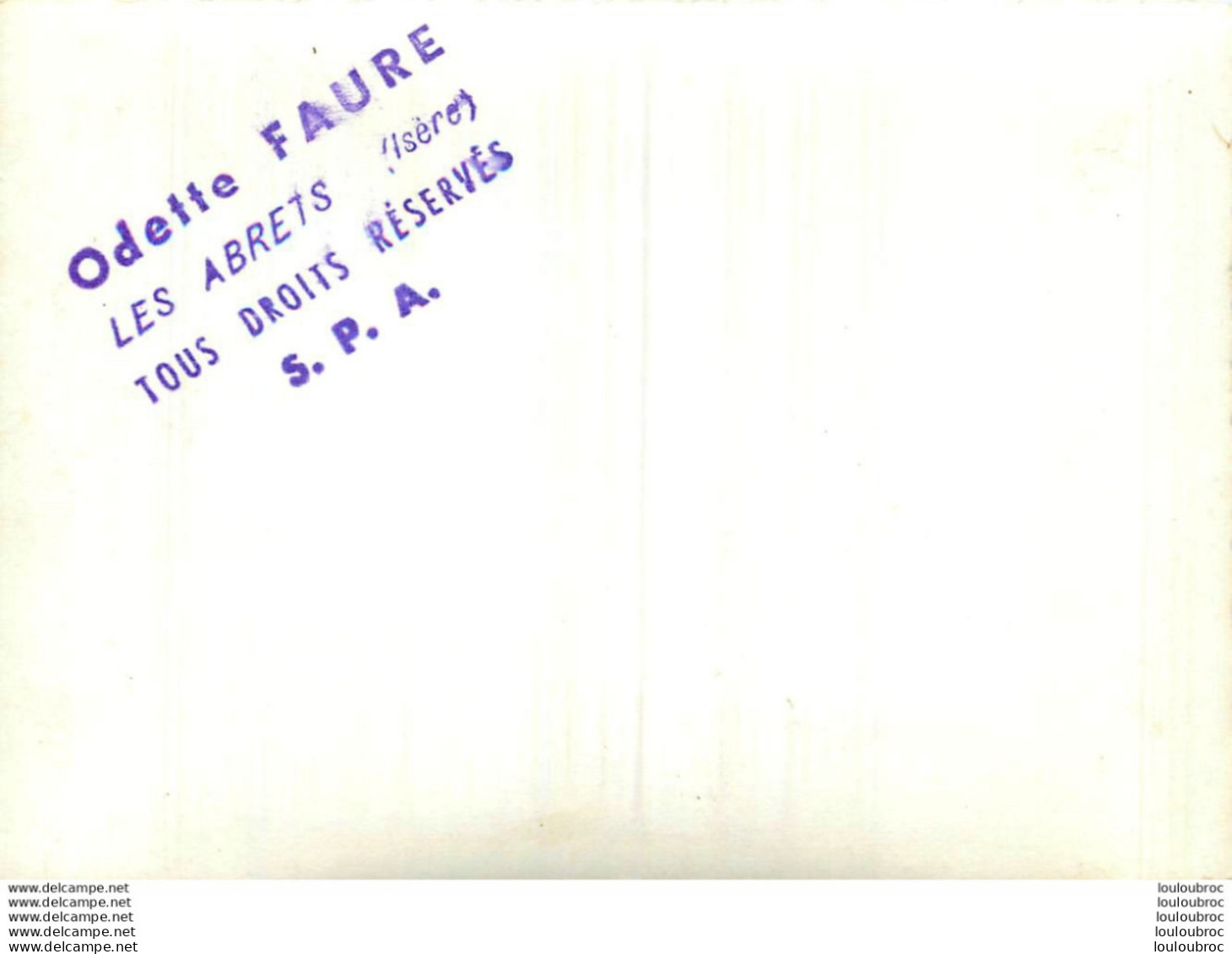 LES ABRETS ISERE LA FANFARE FETE COMMUNALE 1967  PHOTO ORIGINALE FAURE 12 X 8 CM B11 - Orte