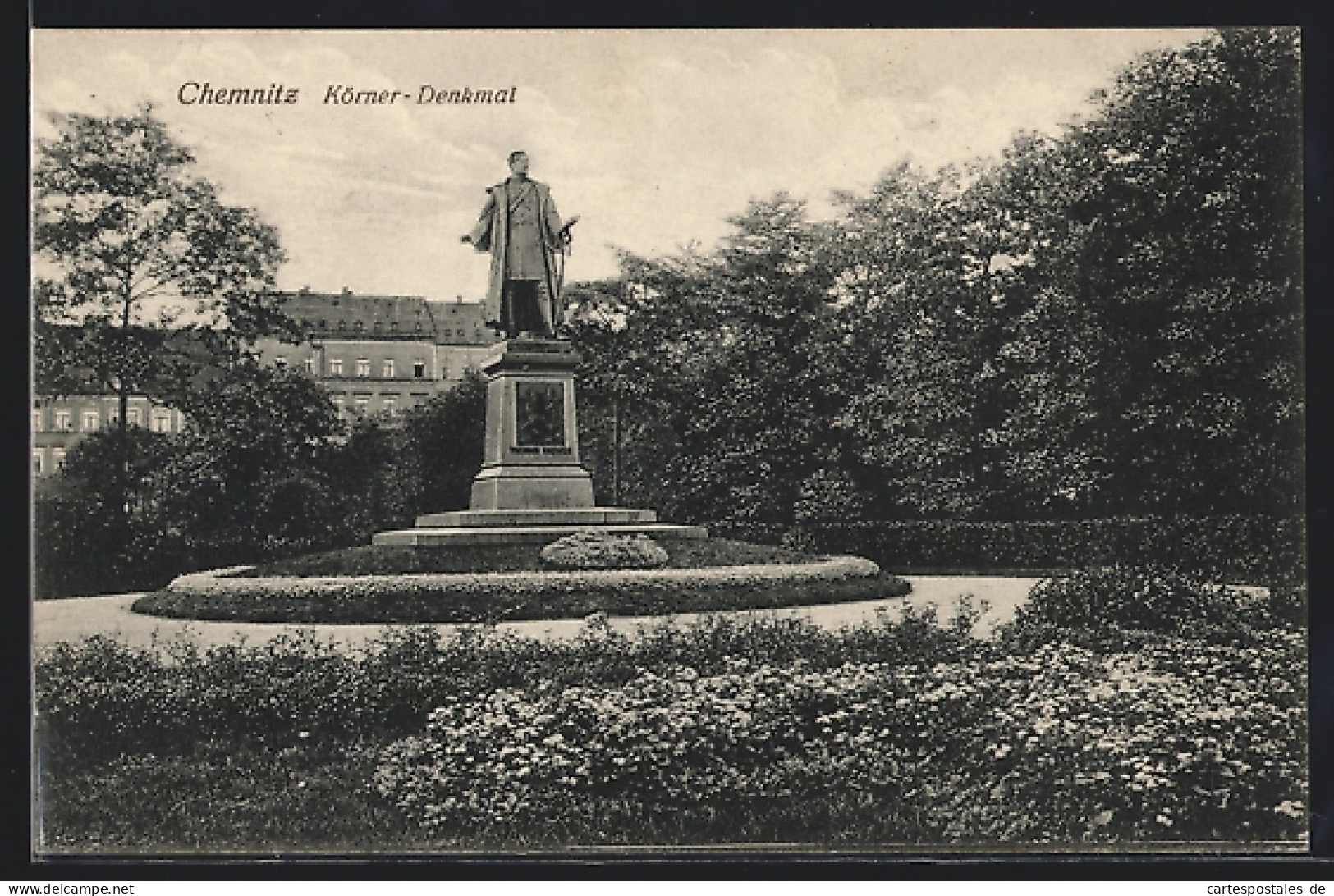 AK Chemnitz, Körner-Denkmal Im Park  - Chemnitz