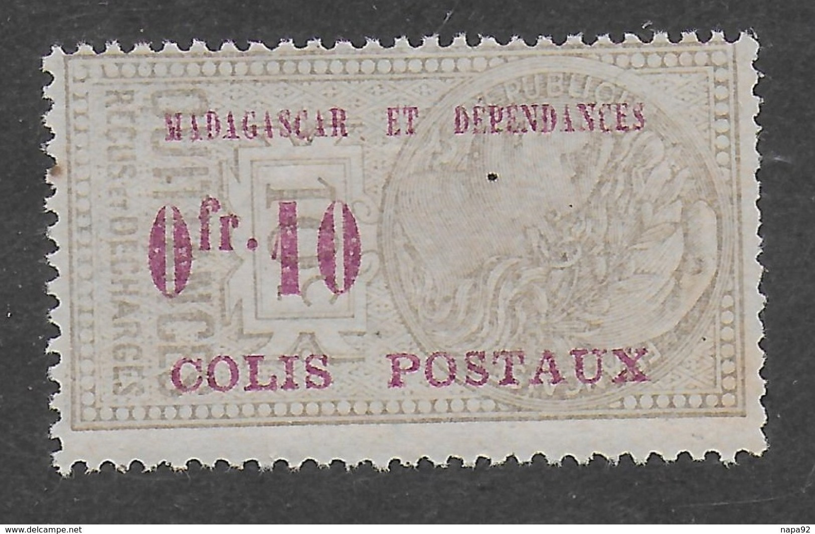 MADAGASCAR 1919 - COLIS POSTAUX YT 1** - Other & Unclassified