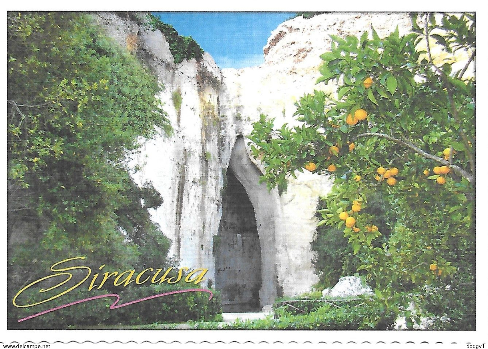 THE EAR OF DIONYSIUS, SIRACUSA, SICILY, ITALY. UNUSED POSTCARD Ms8 - Siracusa