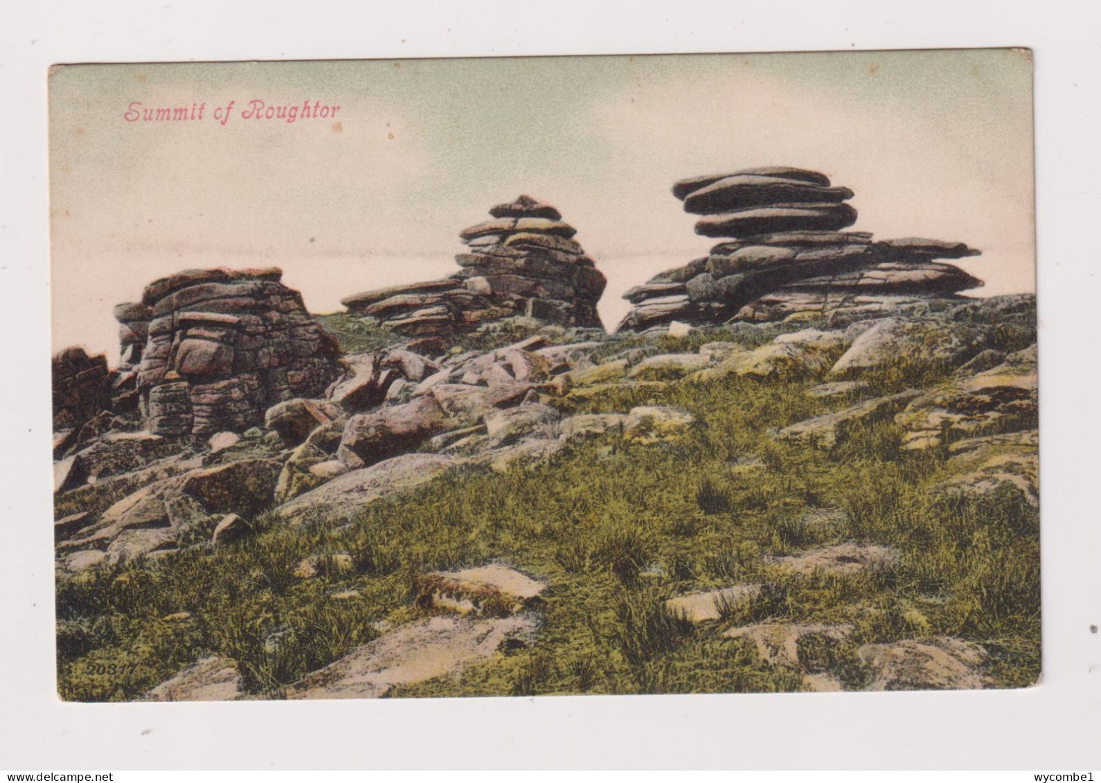 ENGLAND -  Bodmin Summit Of Roughtor  Unused Vintage Postcard - Altri & Non Classificati