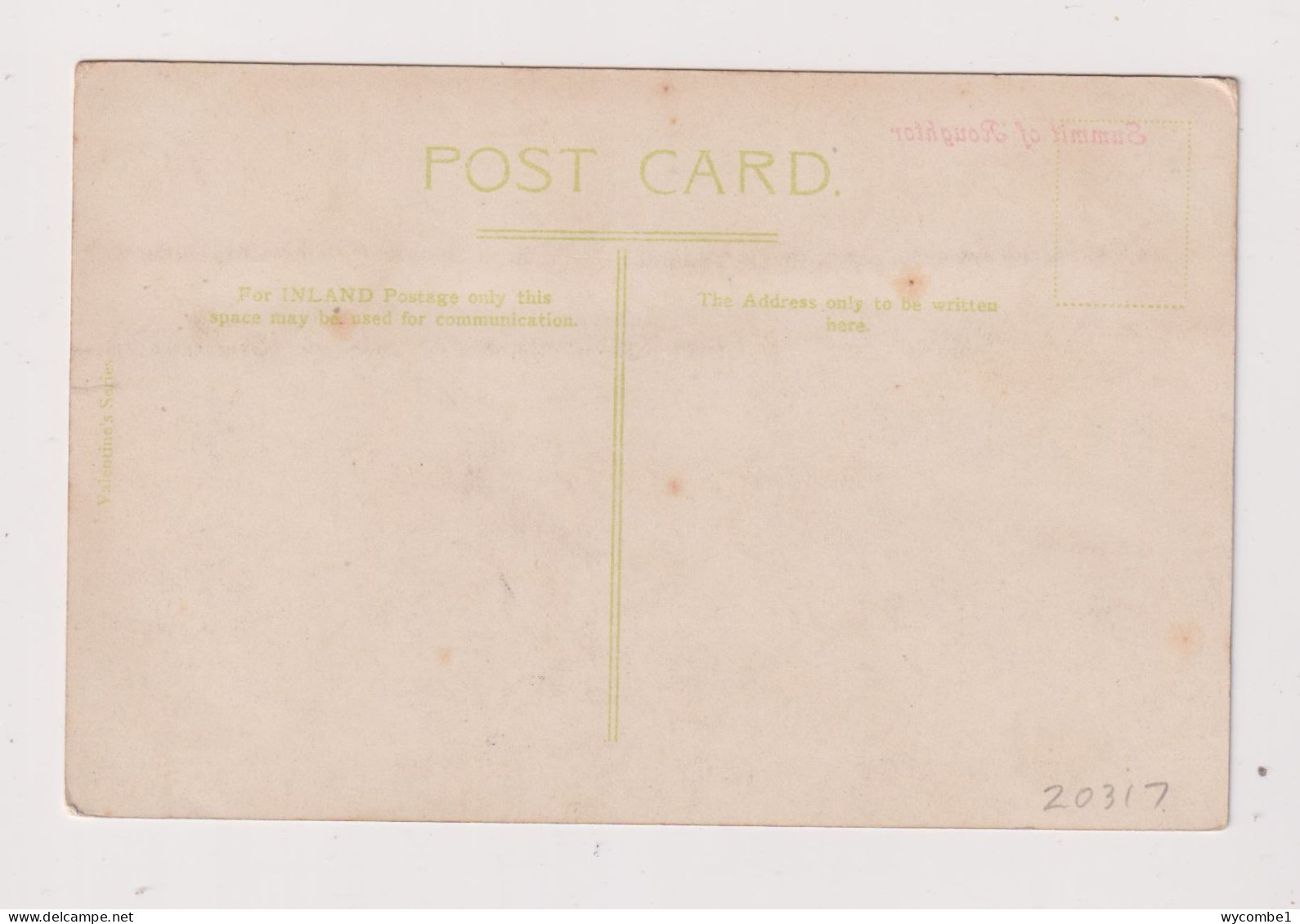 ENGLAND -  Bodmin Summit Of Roughtor  Unused Vintage Postcard - Sonstige & Ohne Zuordnung