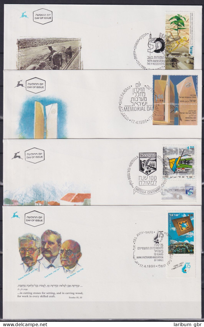 Israel FDC Lot Aus 1996 Als Ersttagsbrief #NO408 - Other & Unclassified