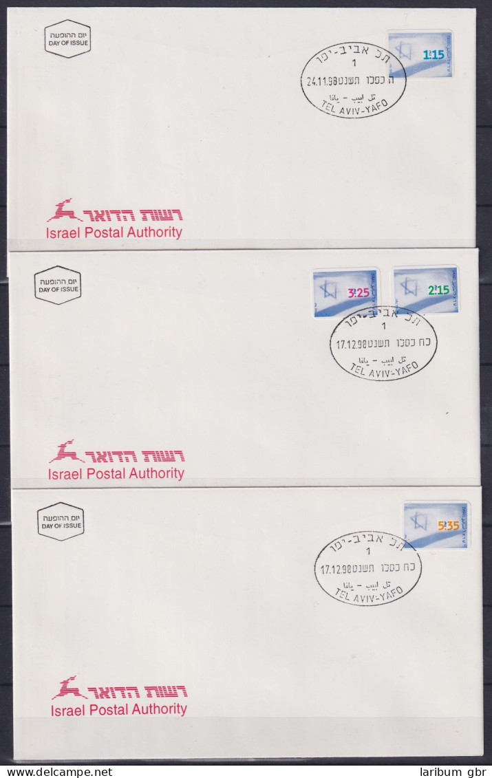 Israel FDC 1493-1496 Als Ersttagsbrief #NO425 - Autres & Non Classés