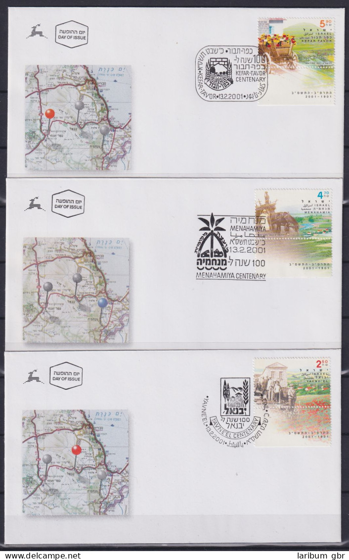 Israel FDC 1609-1611 Als Ersttagsbrief #NO429 - Andere & Zonder Classificatie