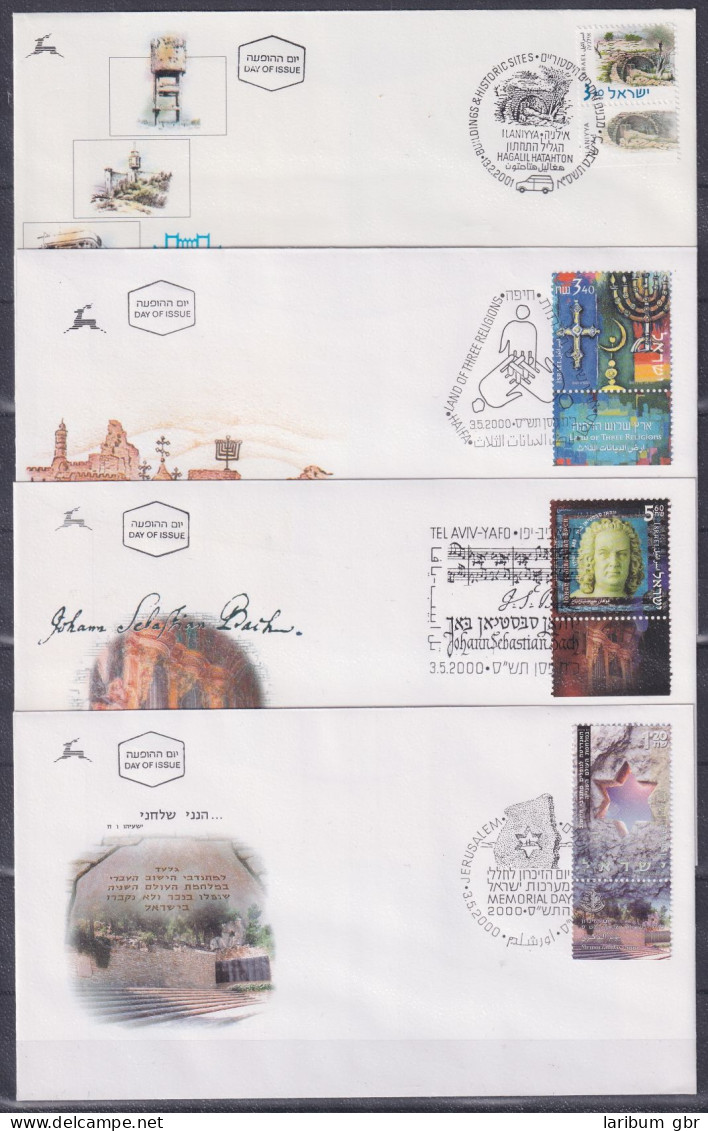 Israel FDC 1609-1611 Als Ersttagsbrief #NO429 - Andere & Zonder Classificatie