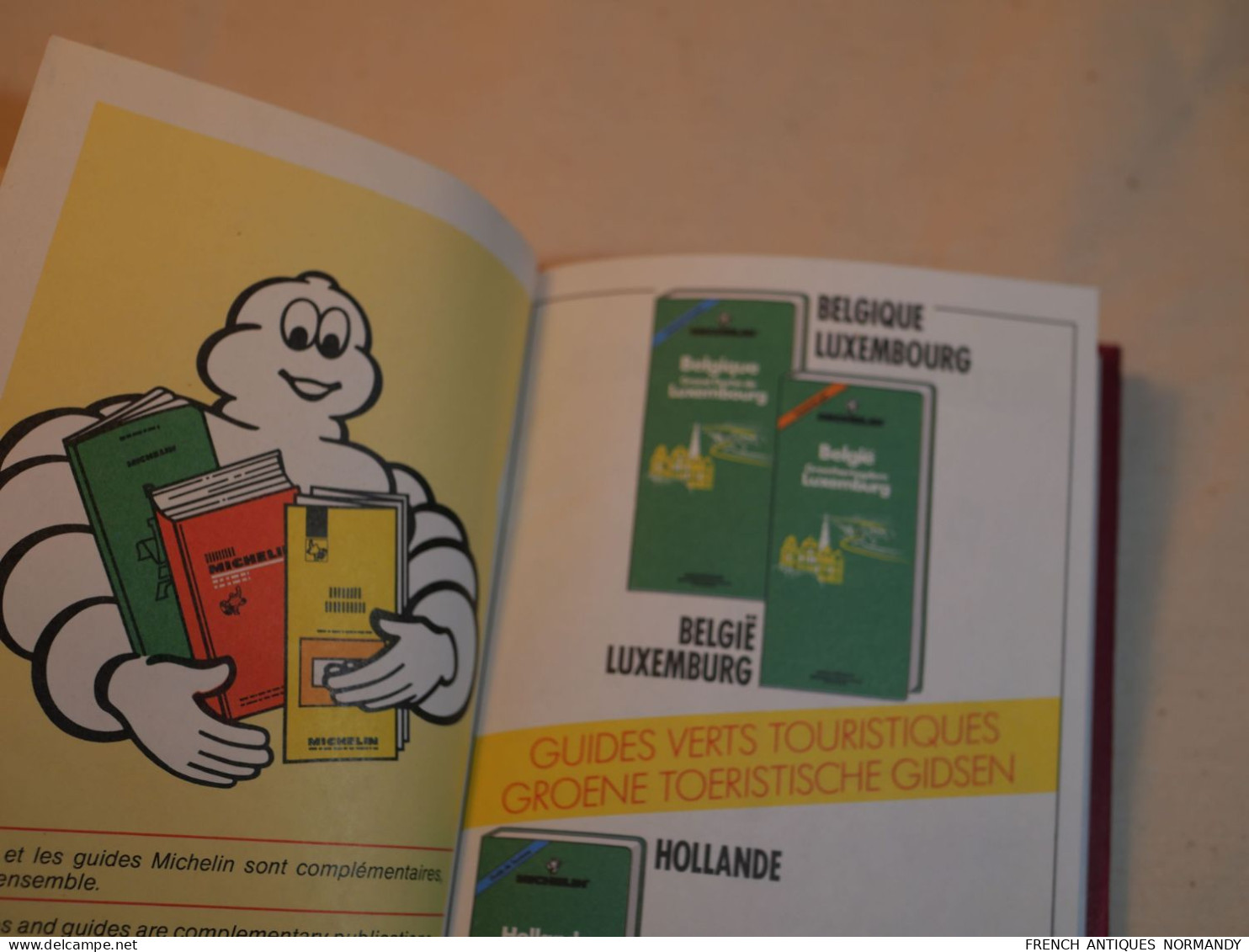 guide Michelin rouge BENELUX 1992 EPA24MICB92  Bel état d'usage, voir les photos Mais présente toujours très bien ...